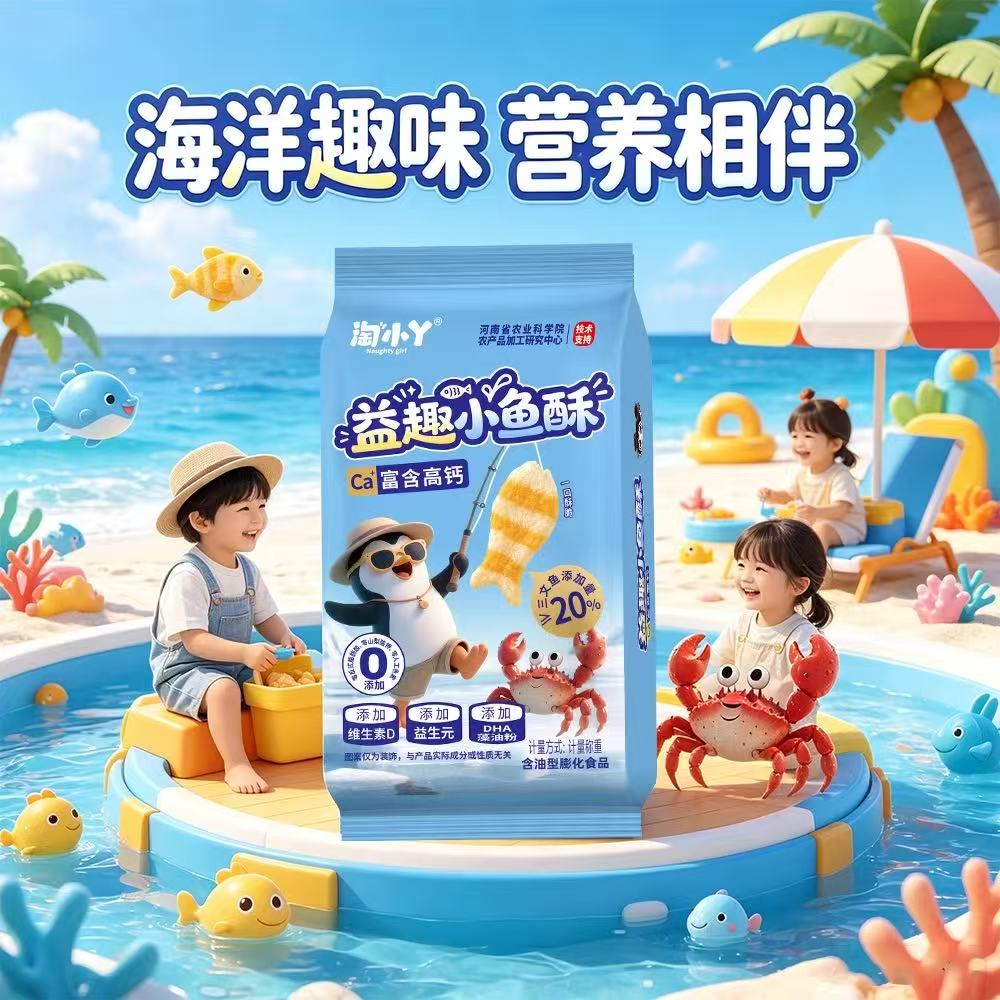 淘小丫 益趣小鱼酥-来聚素材站
