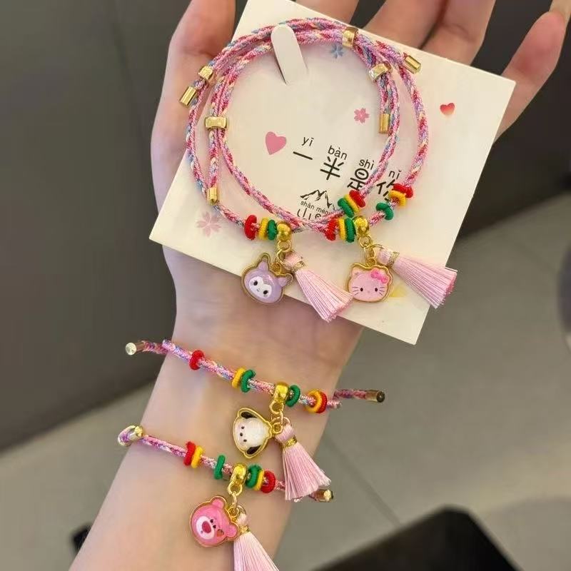 五彩手工编织绳（夸克）-来聚素材站