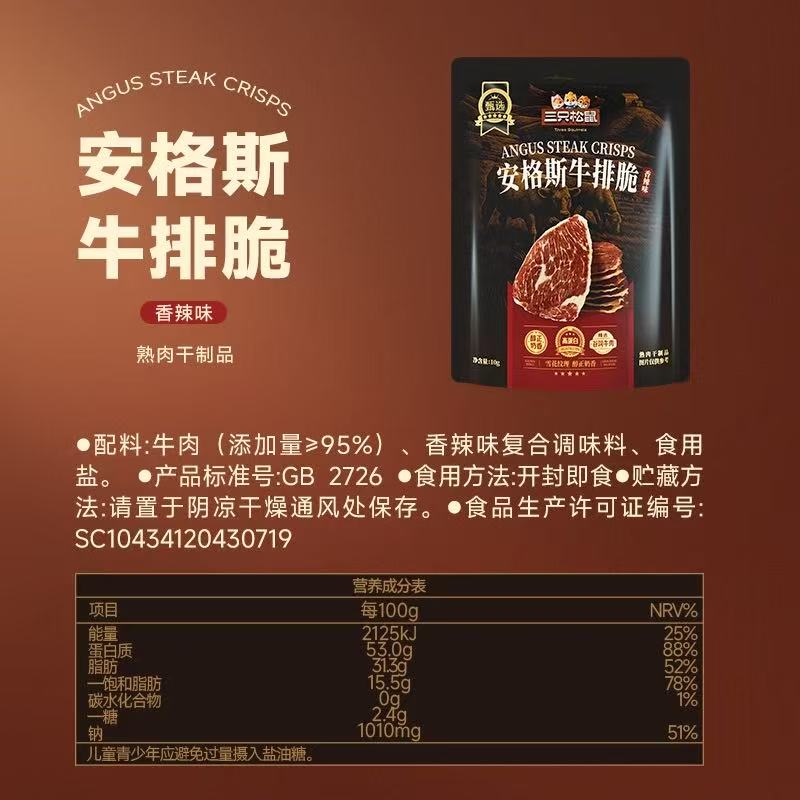 💛 安格斯牛排脆-来聚素材站