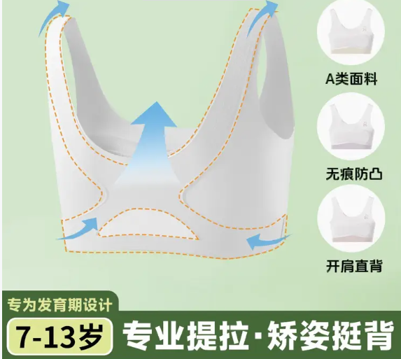 💛 发育期女生内衣-来聚素材站