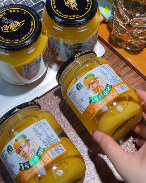 💛 一号果仓黄桃罐头-来聚素材站